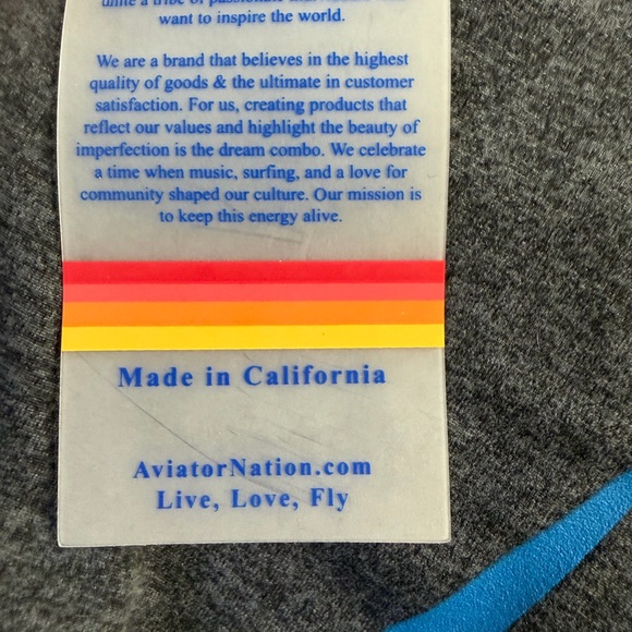 Aviator Nation Lightening Bolt Leggings Medium NWT - Picture 5 of 6